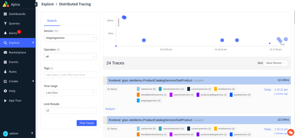 Simplifying Microservices Debugging on Kubernetes with Istio, OTel, and Apica 1 Different Microservices talking to each other
